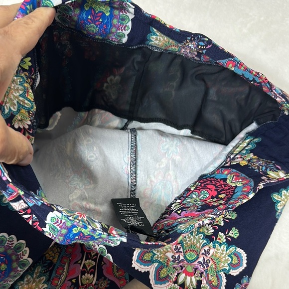 Zac & Rachel Multicolor Paisley Cropped Pants - Picture 8 of 9